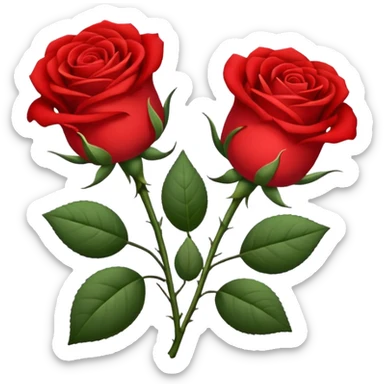 Rosas buquê  sticker