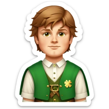 Wearing a Green Kilt sticker