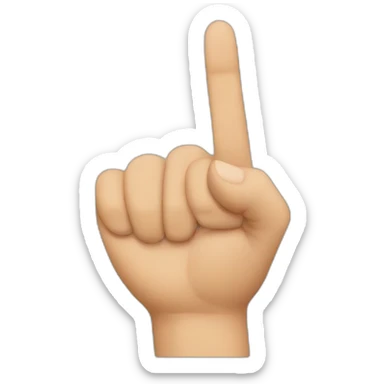 forefinger sticker