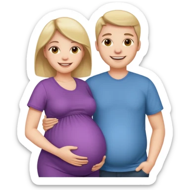 That’s too many ppl pregnant. Her mother is not. Just the couple sticker