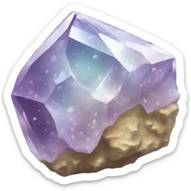 crystal druse sticker