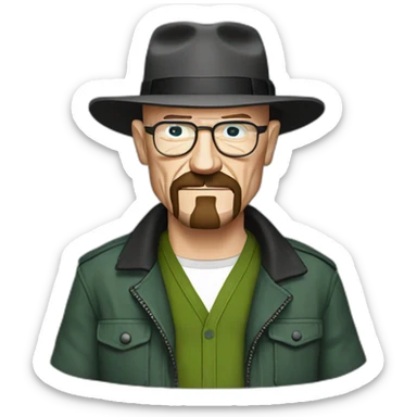 heisenberg breaking bad sticker