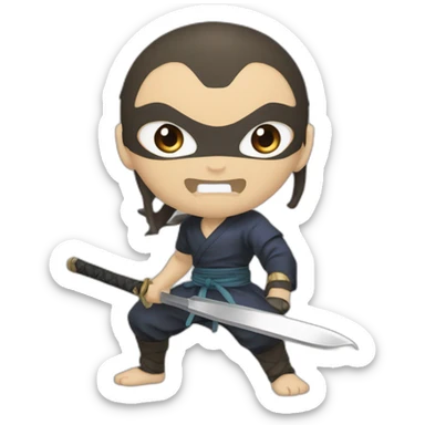 Inosuke Hashibira dans l’animé démon slayer sticker