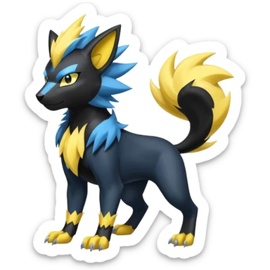 Manectric-Bolthund-Luxray-fusion sticker