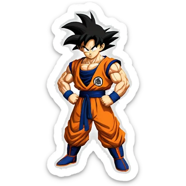 Goku dragon ball z sticker