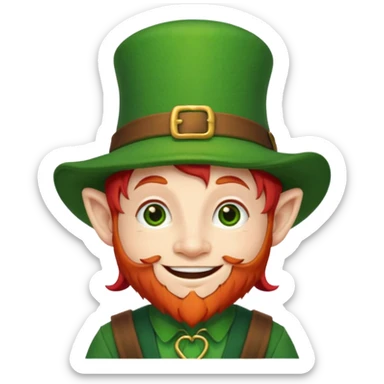 cute leprechaun sticker