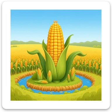 Corn Castle sticker