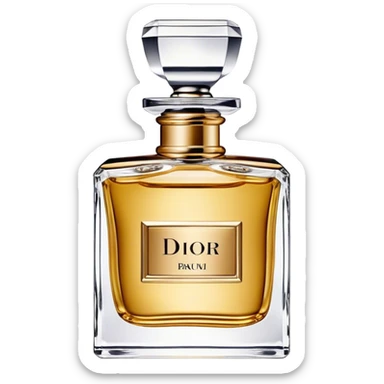 Dior parfum sticker