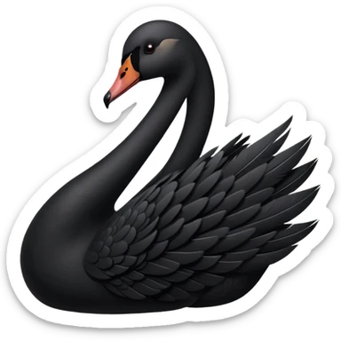 Cisne negro sticker
