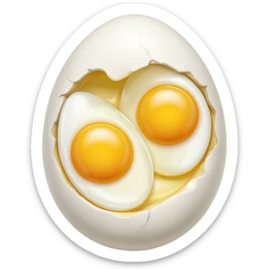 penis with eggs sticker