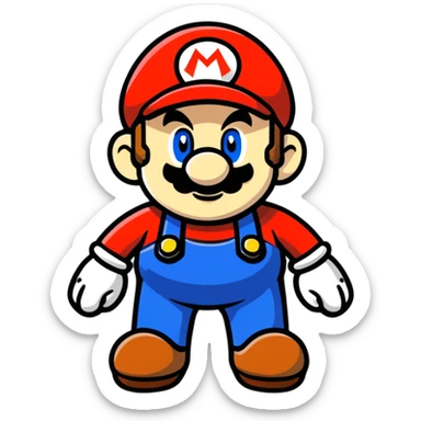 Mario bros  sticker