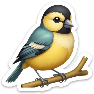 Tit Bird sticker