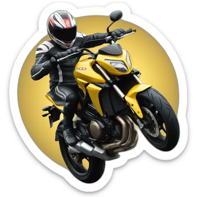 Honda Hornet wheelie sticker