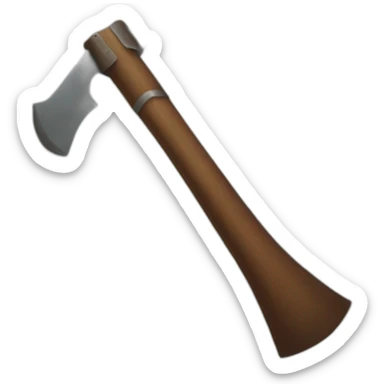 Fire axe sticker