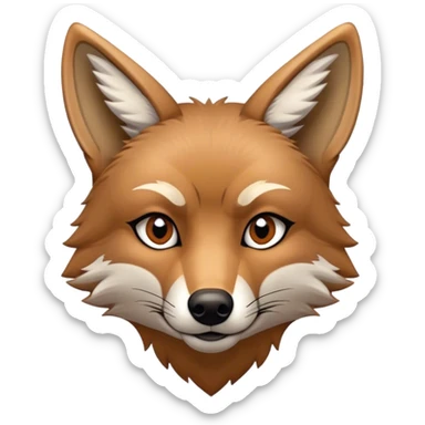 Brave Coyote sticker