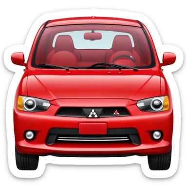 Mitsubishi car sticker