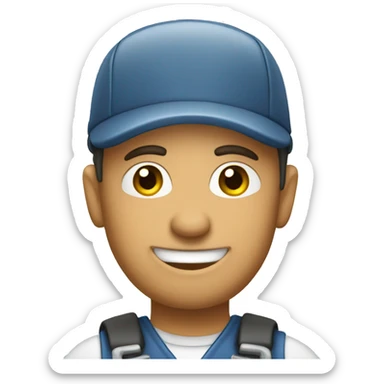 Car mechanic sticker