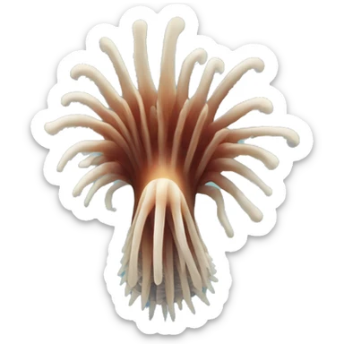 riftia- a tube worm that lives deep sea. sticker