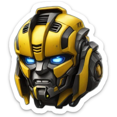Bumblebee transformer sticker