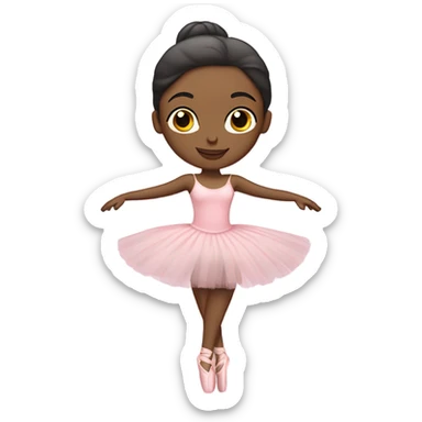 ballerina soft pink sticker