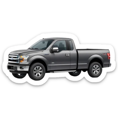 Dark Grey Ford F150 sticker