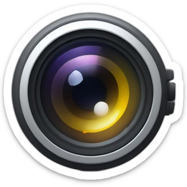Camera lens sticker