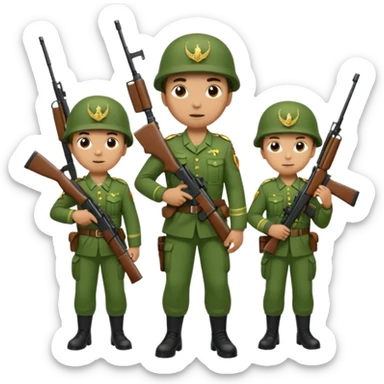 army squad sticker