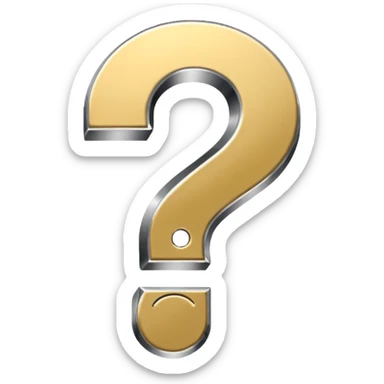 Signo de pregunta sticker