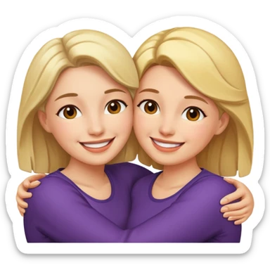 Romance - feeling of excitement associated with love - 2 women together sticker