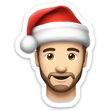 Liam payne wearing santa hat sticker