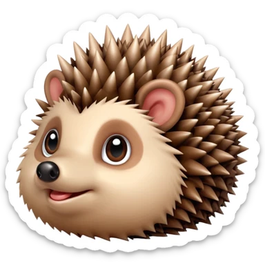 Baby hedgehog sticker