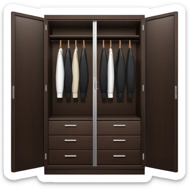 wardrobe modern closed glass door sticker