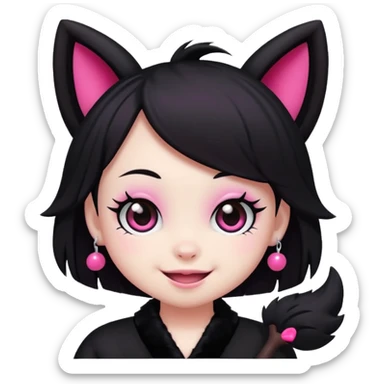 Kuromi animado  sticker