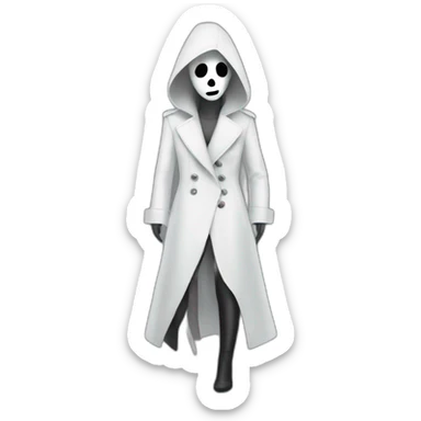 fashionista ghost sticker