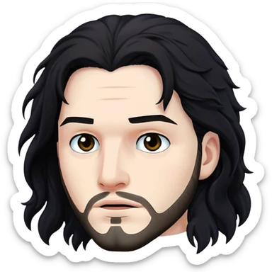 Jon snow sticker
