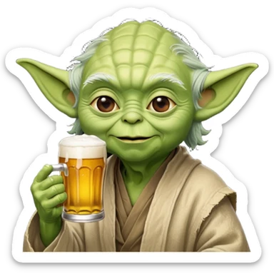 :yoda-drink-beer: sticker