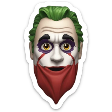 Joker joaquin phoenix sticker