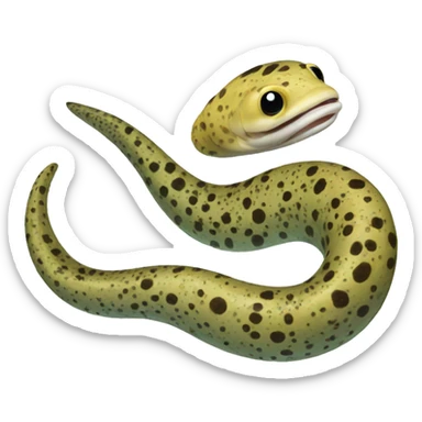 Spotted garden eel sticker