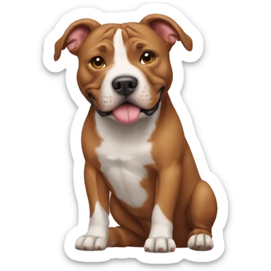 pitbull dog  sticker