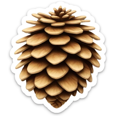 Pinecone sticker
