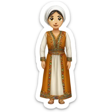 Kurdish dress sticker