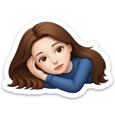 Girl Dead on the ground  sticker