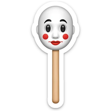 mime stick sticker