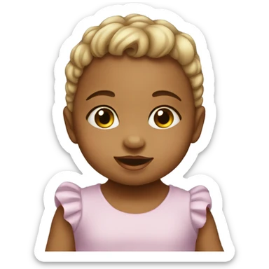 Little baby girl  sticker