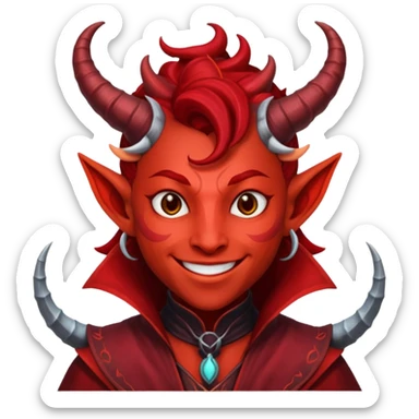 warlock thiefling  sticker