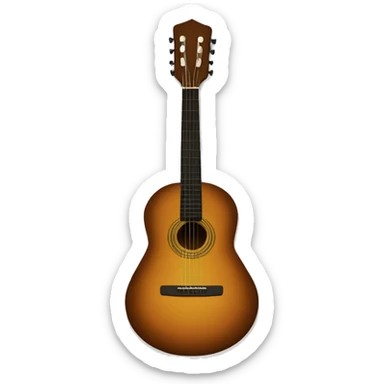 Violão acústico sticker