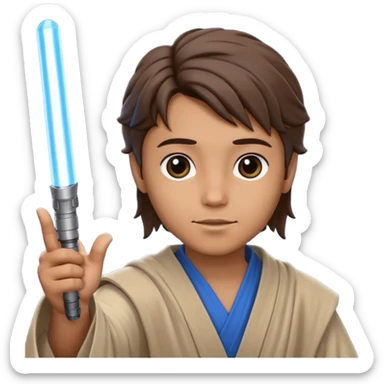 Jedi mind trick where a jedi is waving his hand sticker