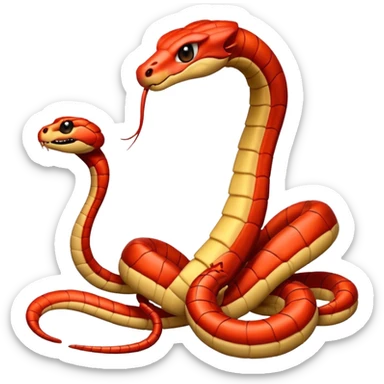 cobra escorpiao e aranha sticker