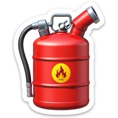 create a petrol canister sticker