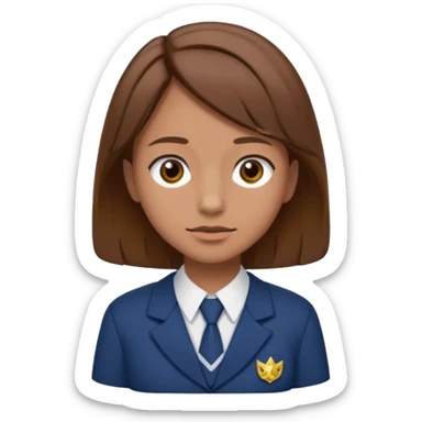 All of us are dead movie onjo she has brown hair  sticker